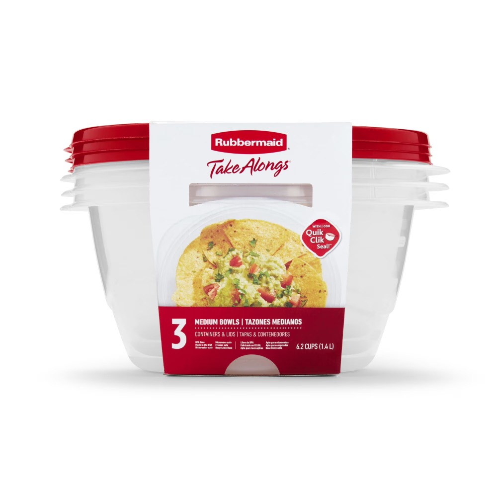 Large Round Food Storage Conta - Kitchen And Baking reseña y precio