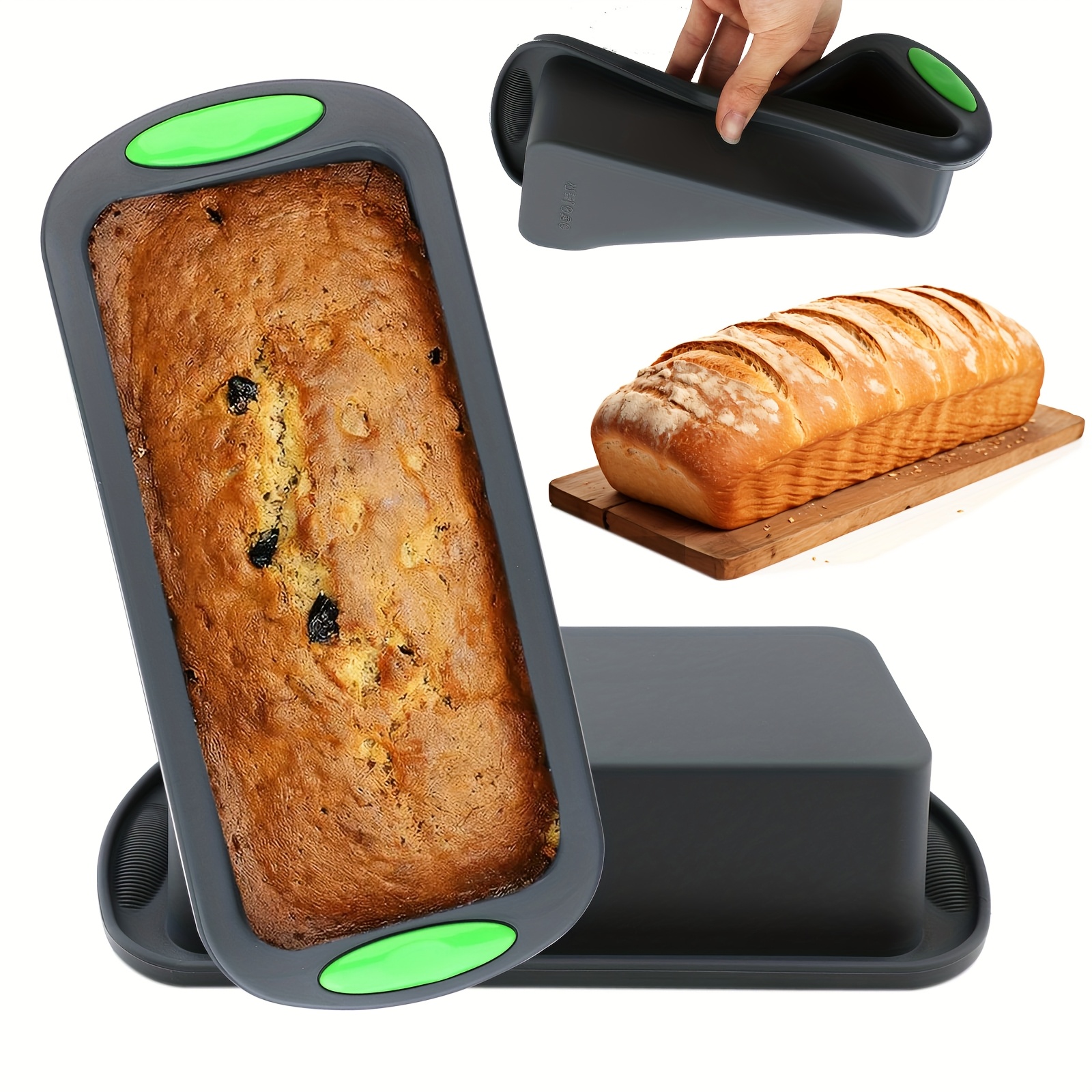 1pc Silicone Rectangular Bakin - Kitchen Essentials Baking Tray reseña y precio