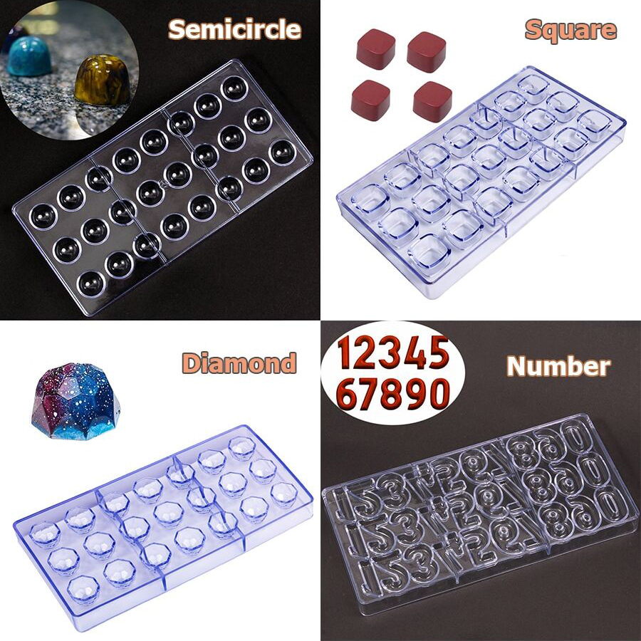 24 Styles Available Plastic Ch - Kitchen Baking Molds reseña y precio
