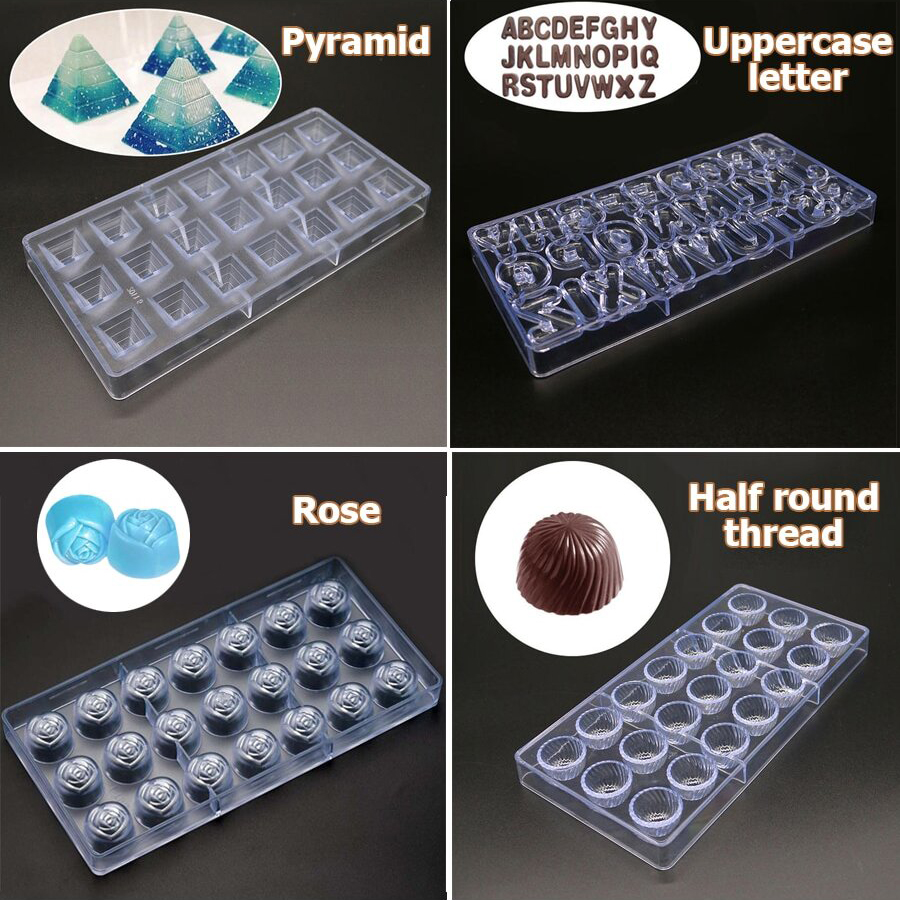 24 Styles Available Plastic Ch - Kitchen Baking Molds reseña y precio