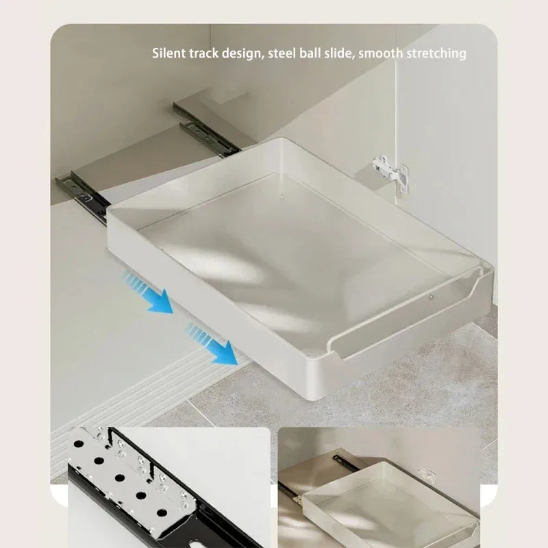 Pull-out Kitchen Storage Rack  - Kitchen Baking Tray Storage reseña y precio