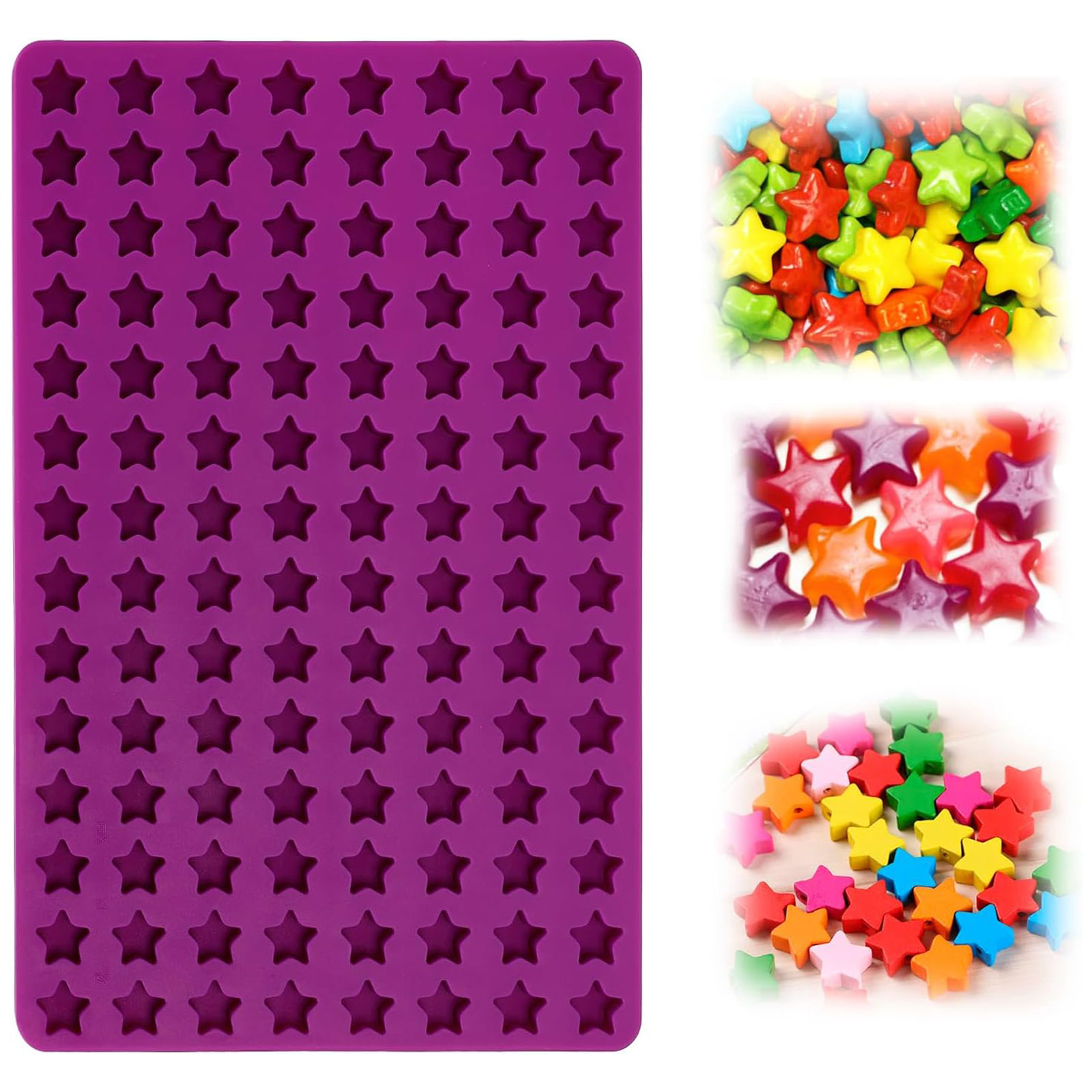 112 Cavity Mini Star Silicone  - Kitchen Baking Molds reseña y precio