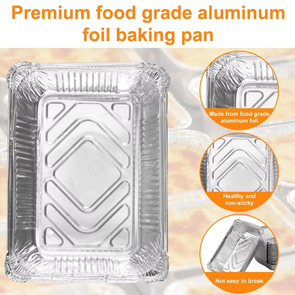 10PCS Disposable Aluminum Foil - Kitchen Baking Tray Storage reseña y precio