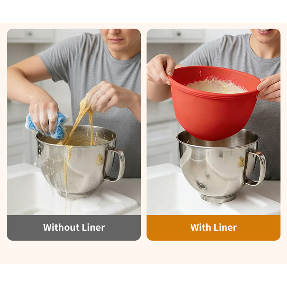 Silicone Bowl With Lids for Ki - Kitchen Aid Baking Lid reseña y precio