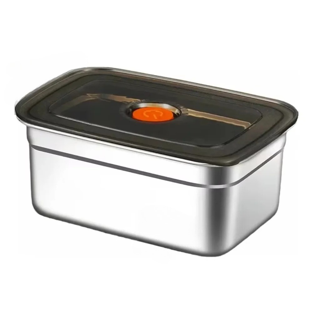 Stainless Steel Lunch Box Bent - Kitchen Baking Tray Storage reseña y precio