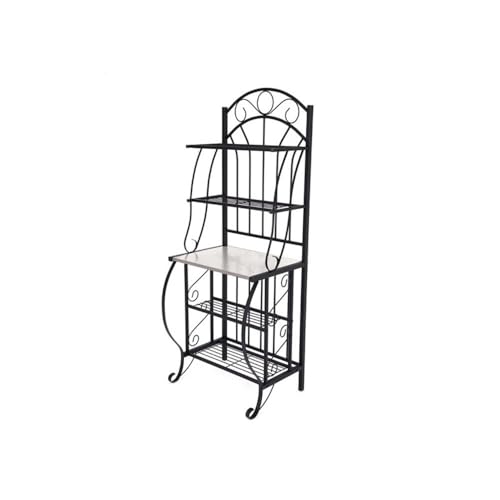 Elegant Black Metal Baker’s Ra - Kitchen Baker reseña y precio