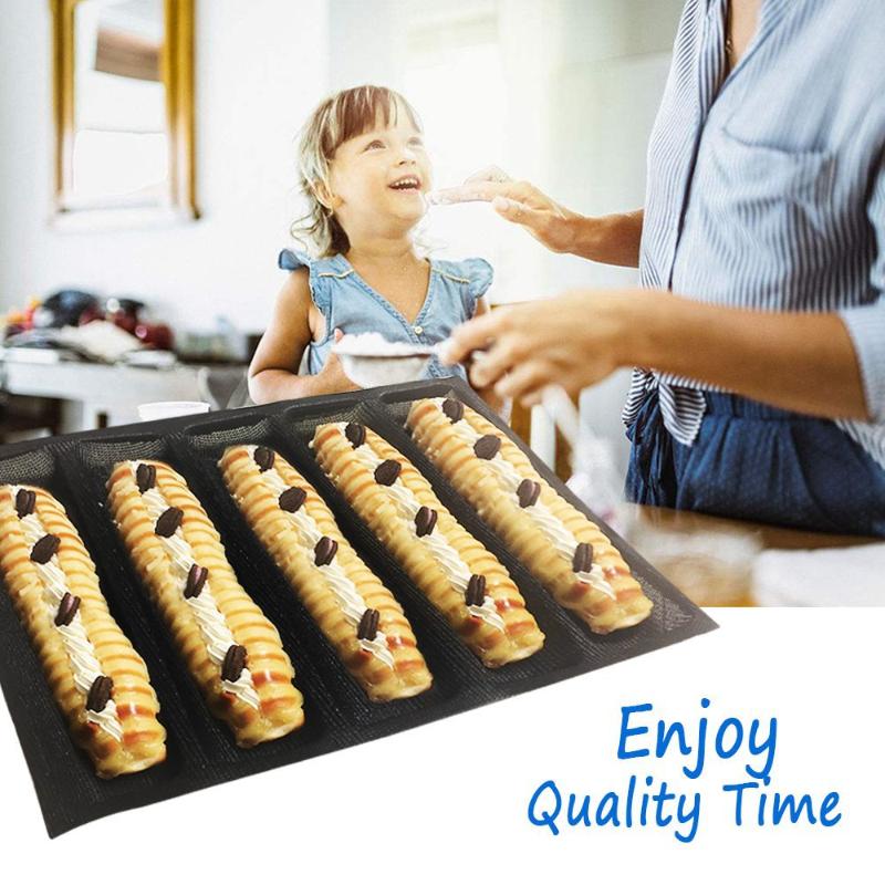 5 Cavity Hoagie Rolls Pan Nons - Kitchen Essentials Baking Tray reseña y precio