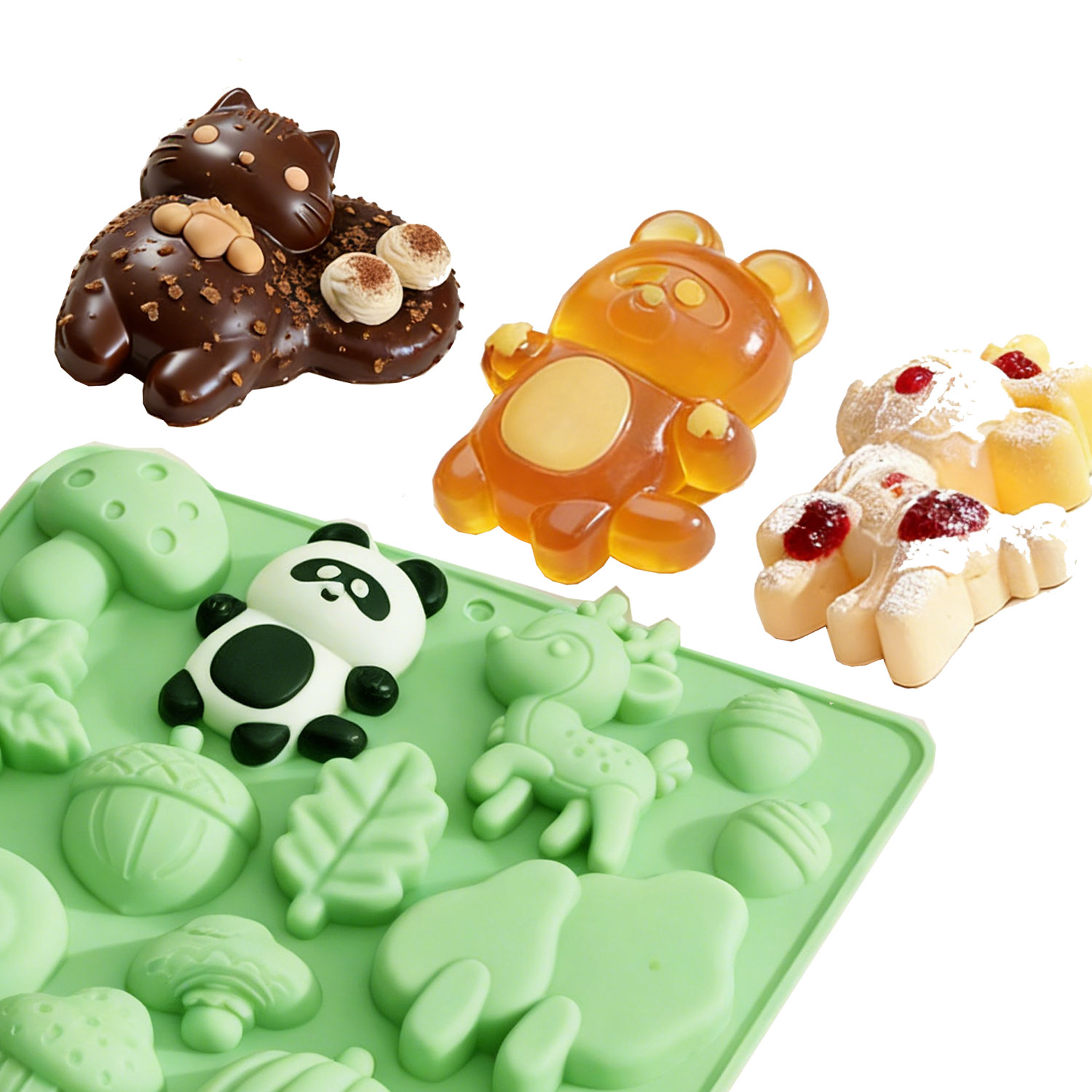 1 Silicone Cake Mold in the Sh - Kitchen Baking Molds reseña y precio