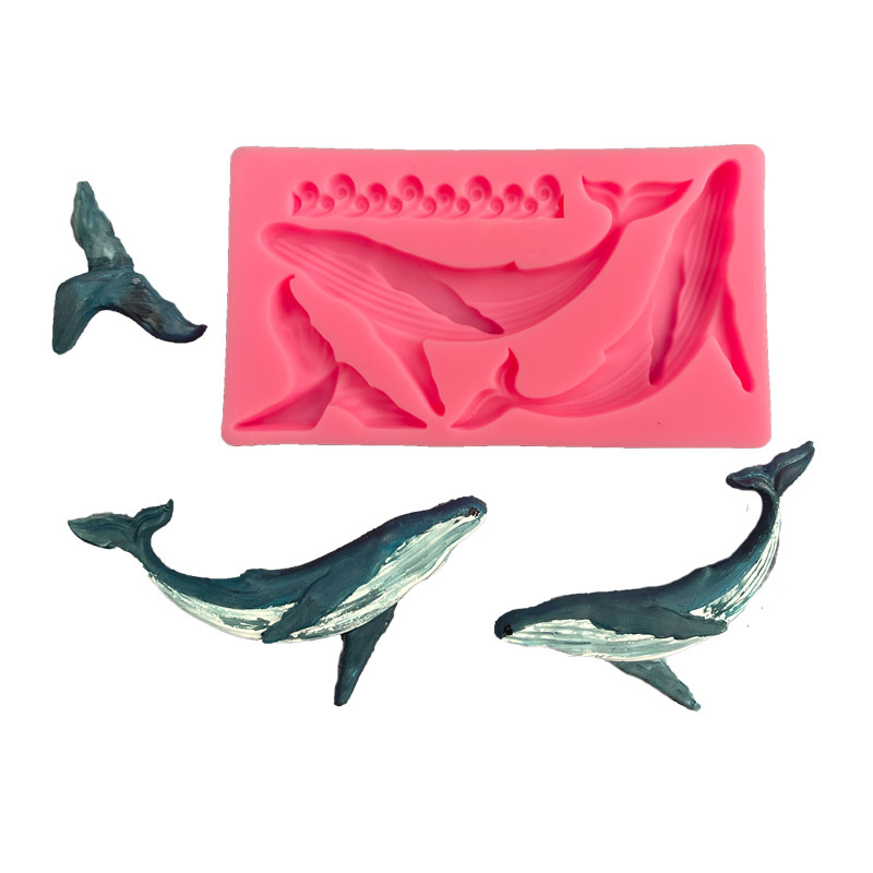 DIY Whale Silicone Mold Ocean  - Kitchen Baking Gadgets reseña y precio