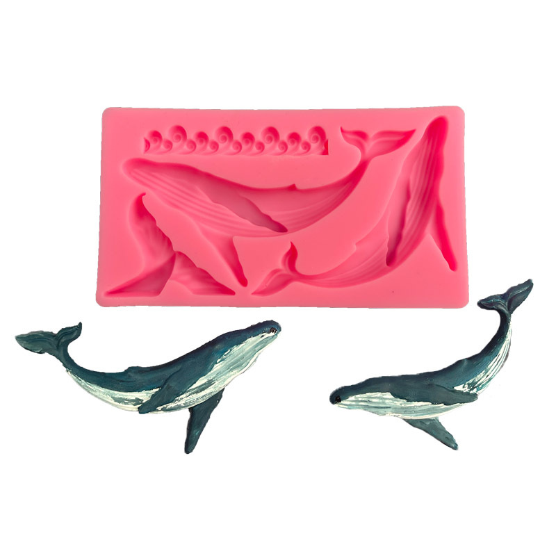 DIY Whale Silicone Mold Ocean  - Kitchen Baking Gadgets reseña y precio