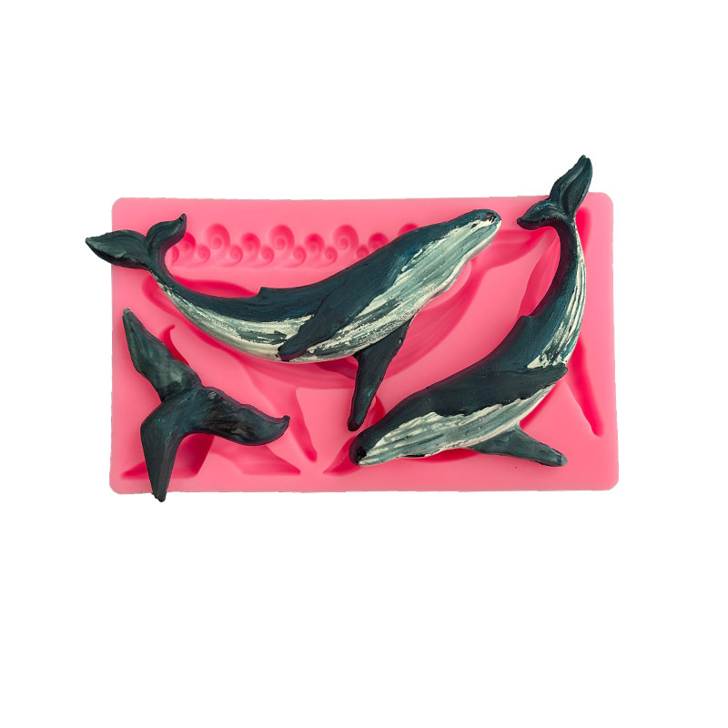 DIY Whale Silicone Mold Ocean  - Kitchen Baking Gadgets reseña y precio