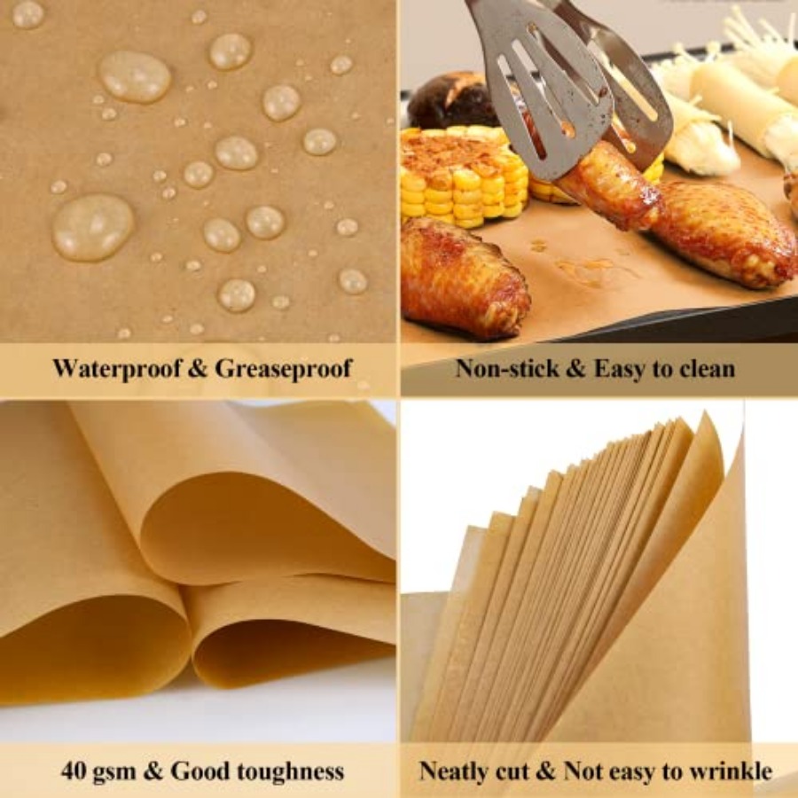100PCS Unbleached Parchment Pa - Kitchen Baking Gadgets reseña y precio