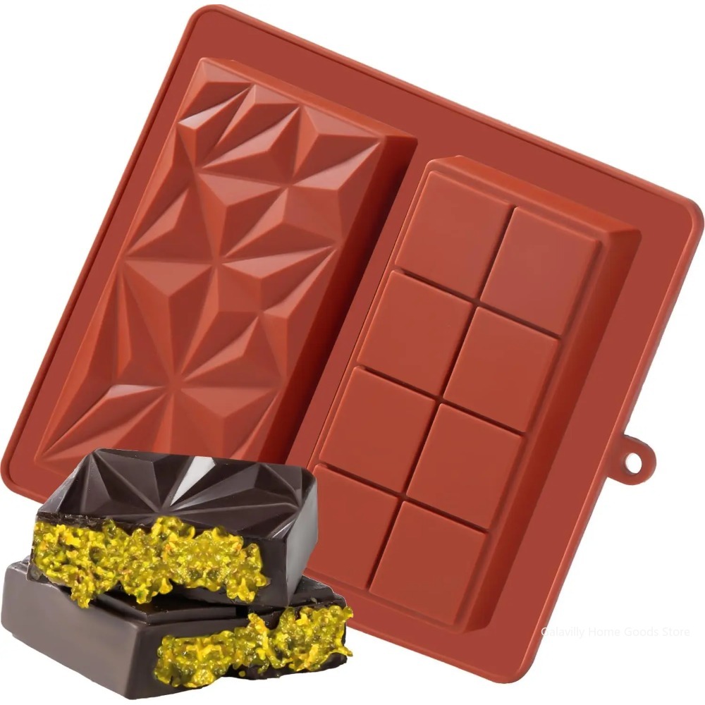 Dubai Chocolate Mold Bar Pista - Kitchen Baking Molds reseña y precio