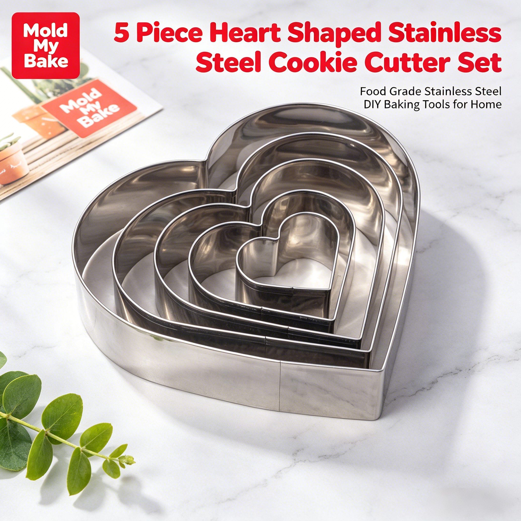 Cookie Cutter Set 5Pcs Mother' - Kitchen And Baking Equipment reseña y precio