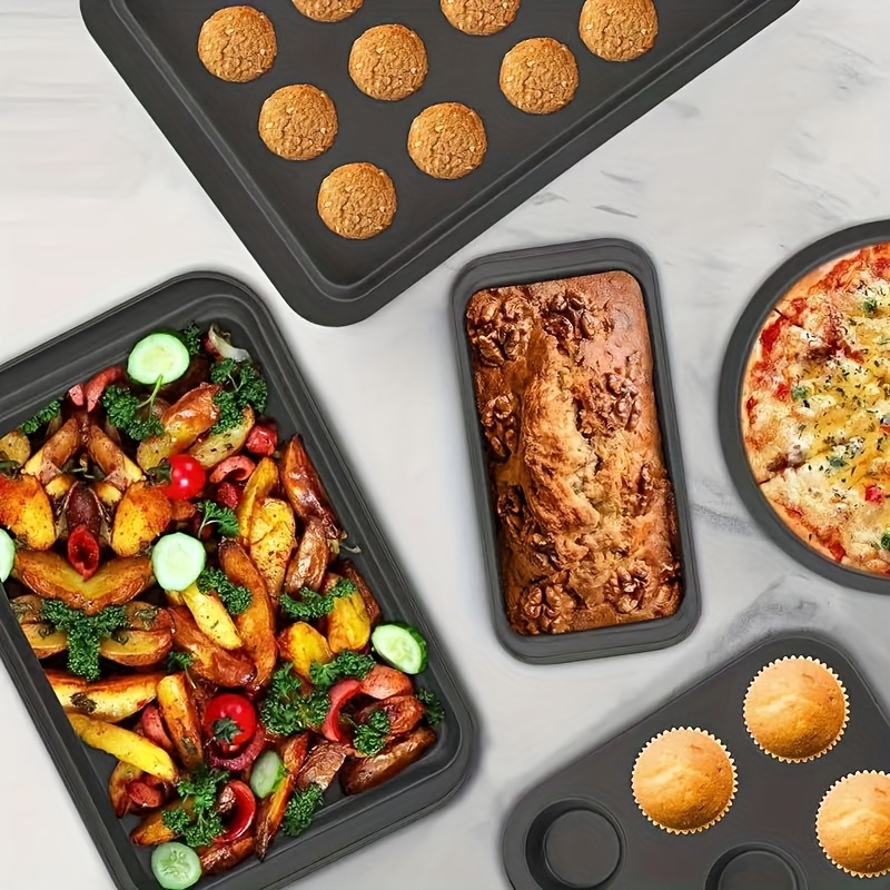 Set of 10 Baking Trays, Featur - Kitchen Essentials Baking Tray reseña y precio