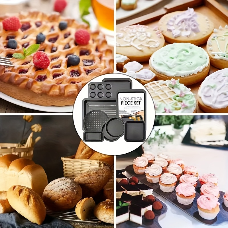 Set of 10 Baking Trays, Featur - Kitchen Essentials Baking Tray reseña y precio