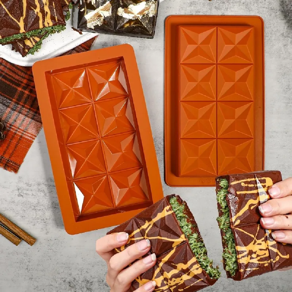 Chocolate Bar Mold - Non-Stick - Kitchen Baking Molds reseña y precio