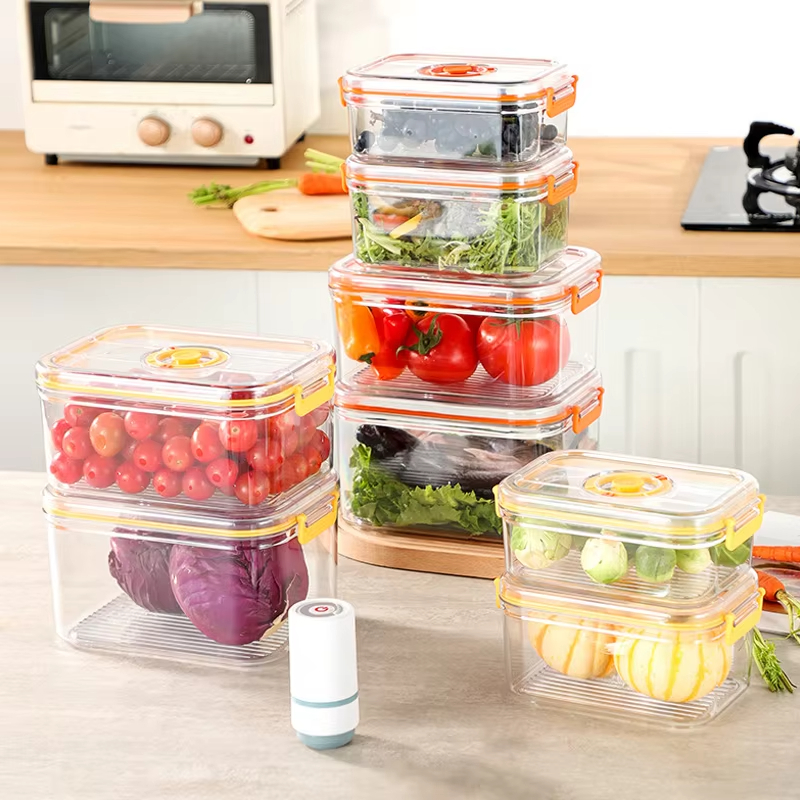 Vacuum Fresh-keeping Box Refri - Kitchen Baking Tray Storage reseña y precio