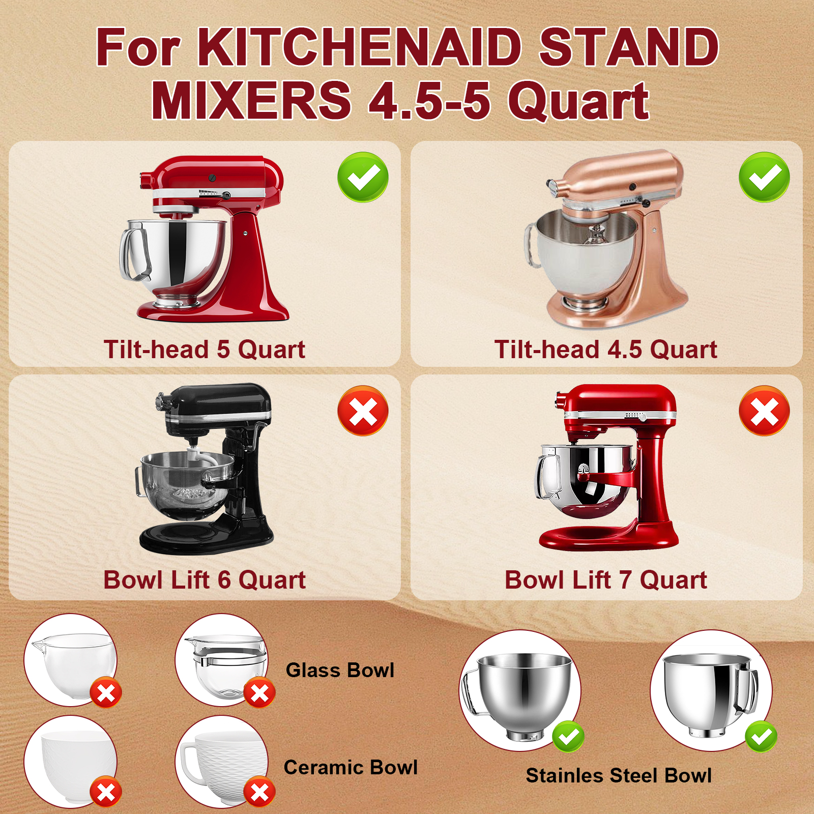 Silicone Bowl With Lids Includ - Kitchen Aid Baking Lid reseña y precio