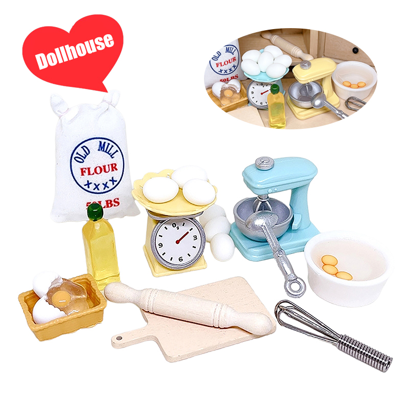1Set 1:12 Dollhouse Miniature  - Kitchen And Baking reseña y precio