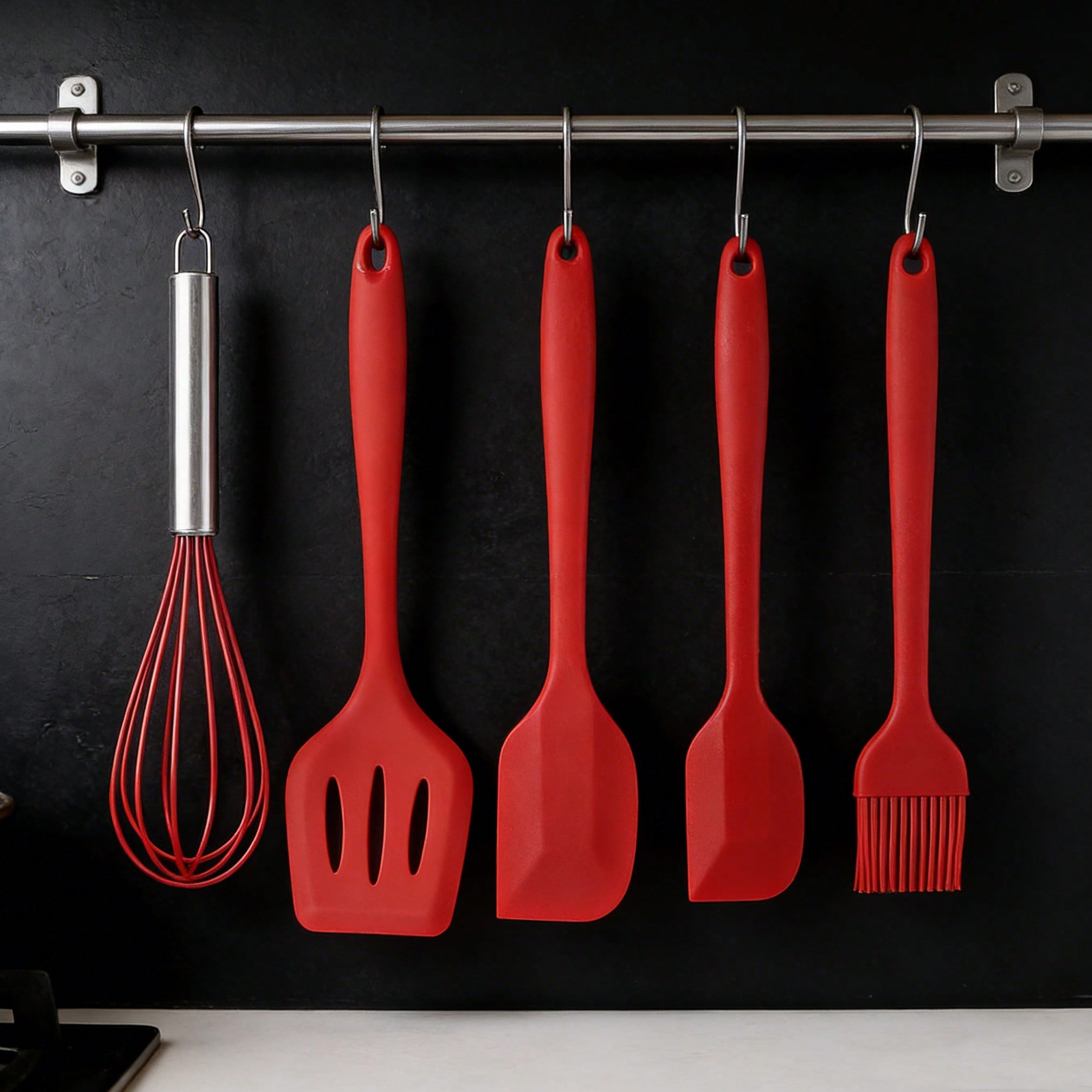 Silicone Cooking Utensils Set, - Kitchen Baking Gadgets reseña y precio