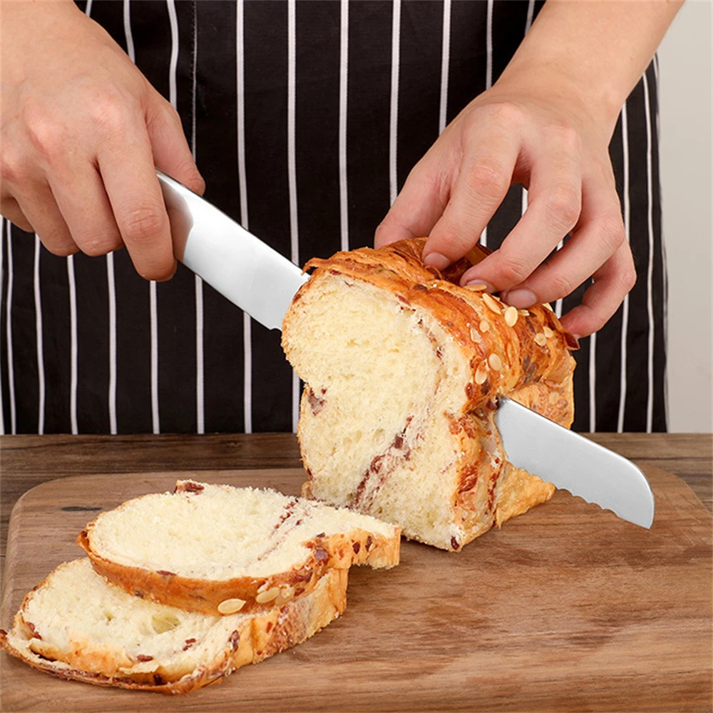 Bread knife Hollow handle stai - Kitchen Baking Supplies reseña y precio