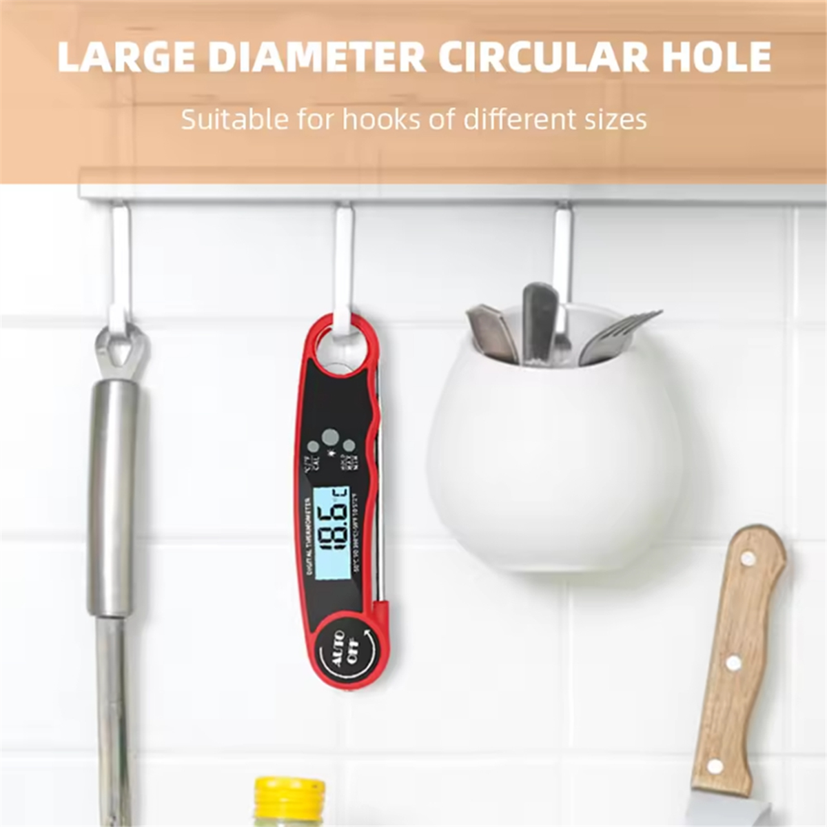 A002 Food Thermometer Kitchen  - Kitchen And Baking reseña y precio