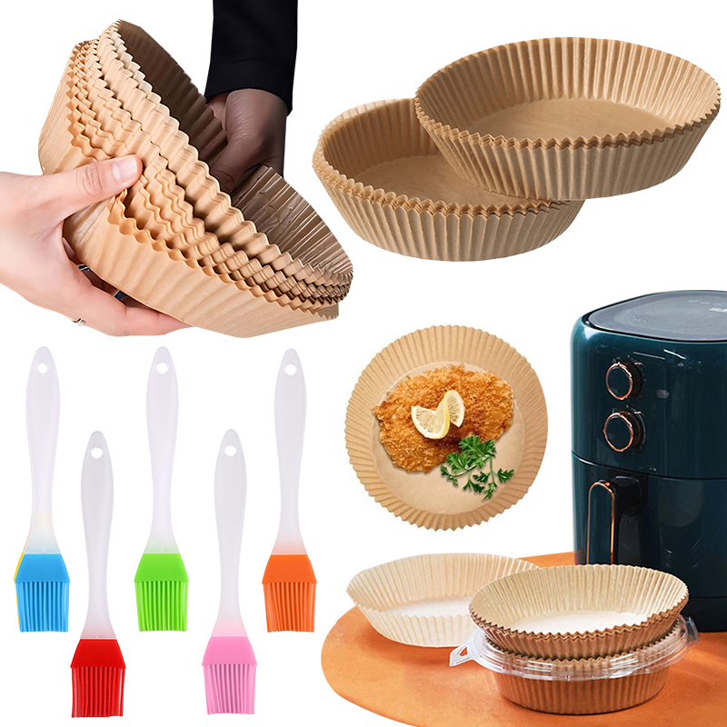 50/100PCS Air Fryer Paper Plat - Kitchen Baking Gadgets reseña y precio