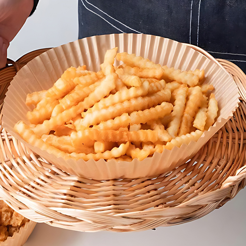 50/100PCS Air Fryer Paper Plat - Kitchen Baking Gadgets reseña y precio