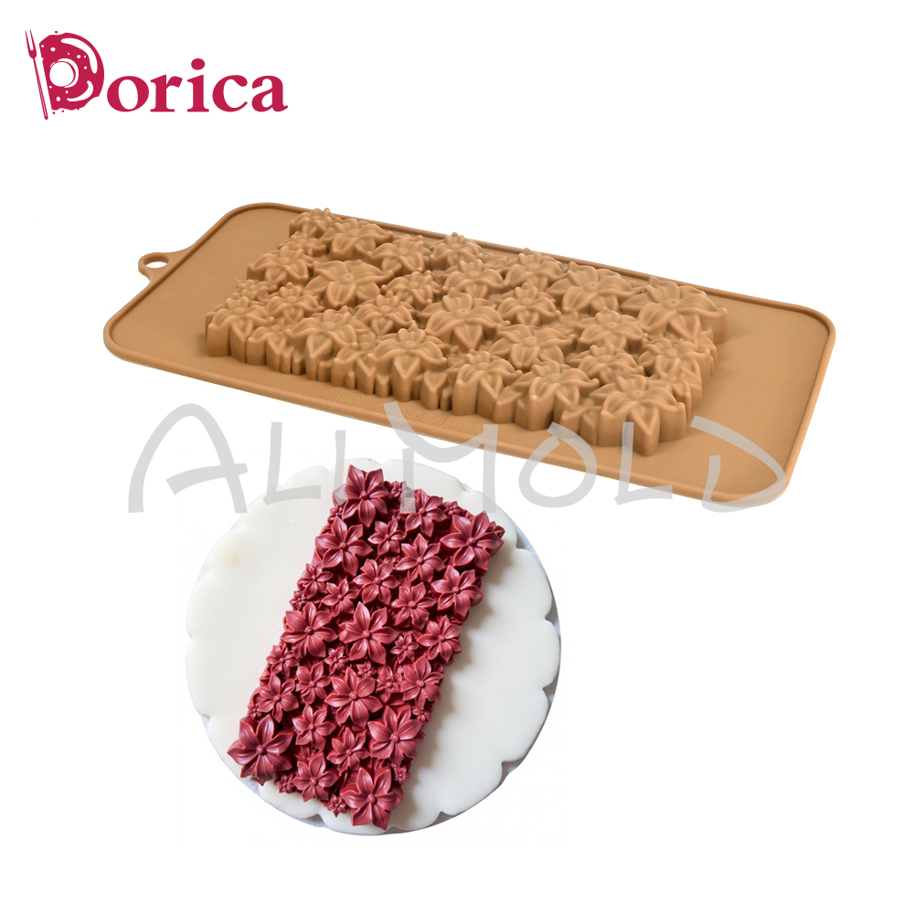 Flower Silicone Chocolate Mold - Kitchen Baking Molds reseña y precio