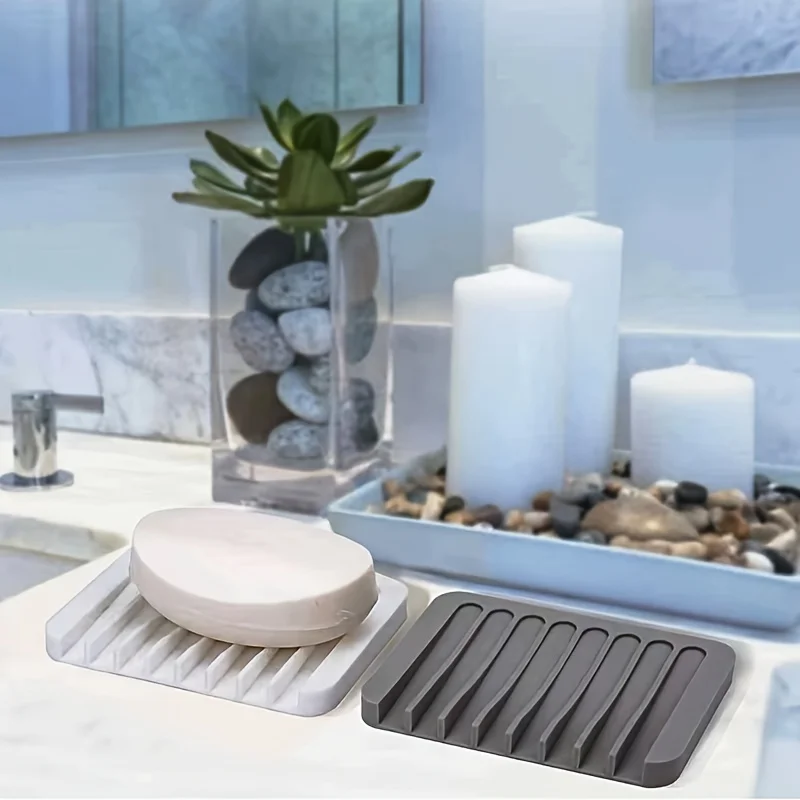 New 1PC Silicone Draining Soap - Kitchen Baking Tray Storage reseña y precio