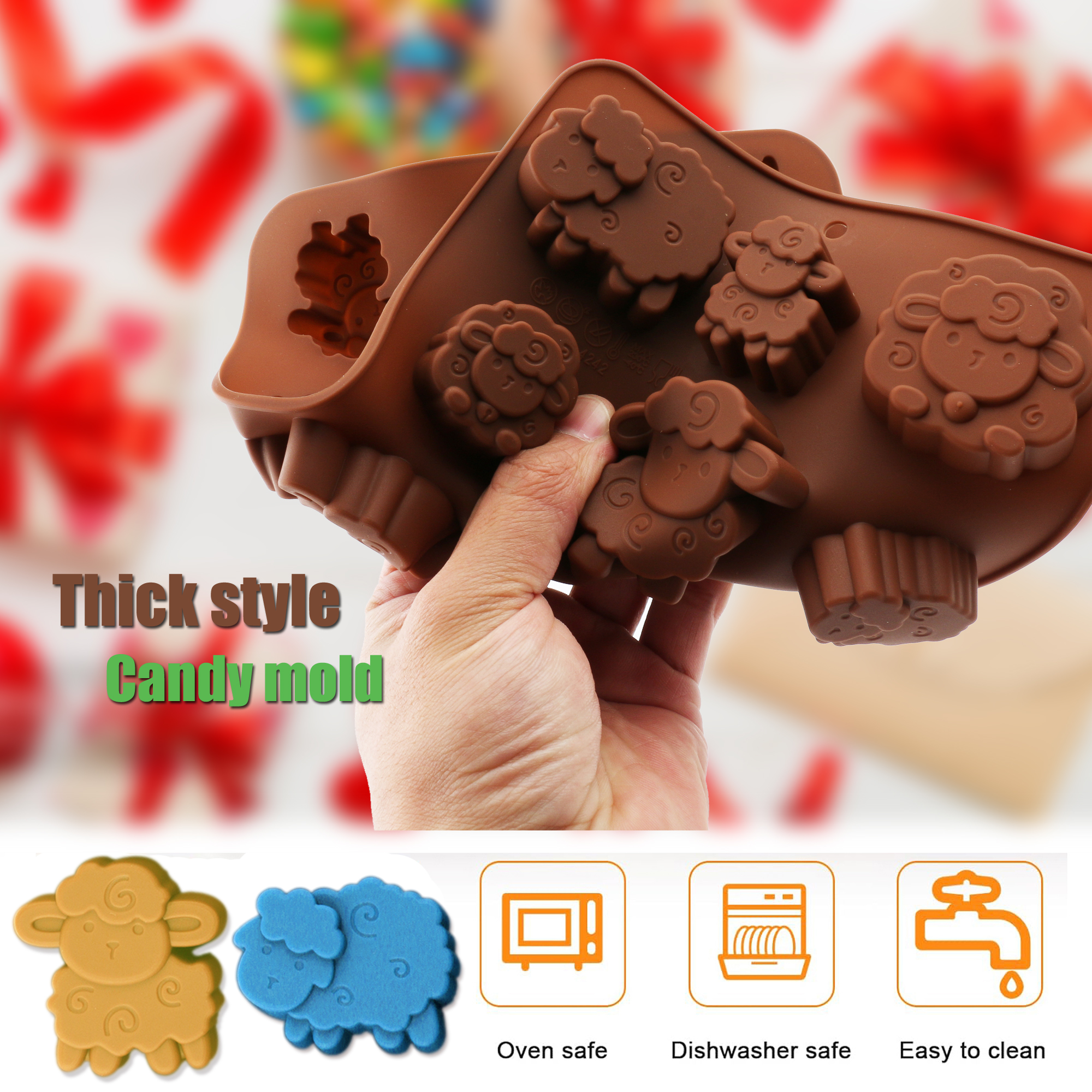 1Pack Silicone Eid Lamb Candy  - Kitchen Baking Molds reseña y precio