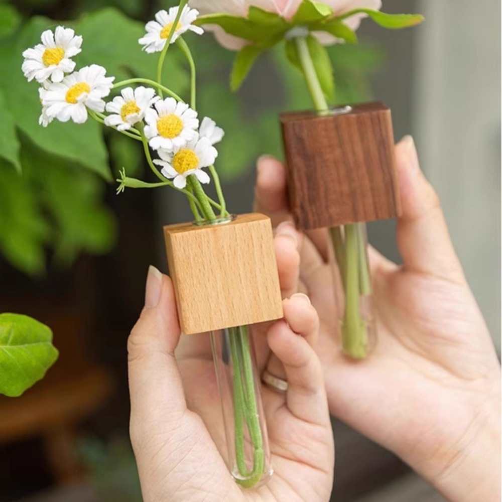 Wooden Test Tube Vase Refriger - Kitchen Quiz reseña y precio