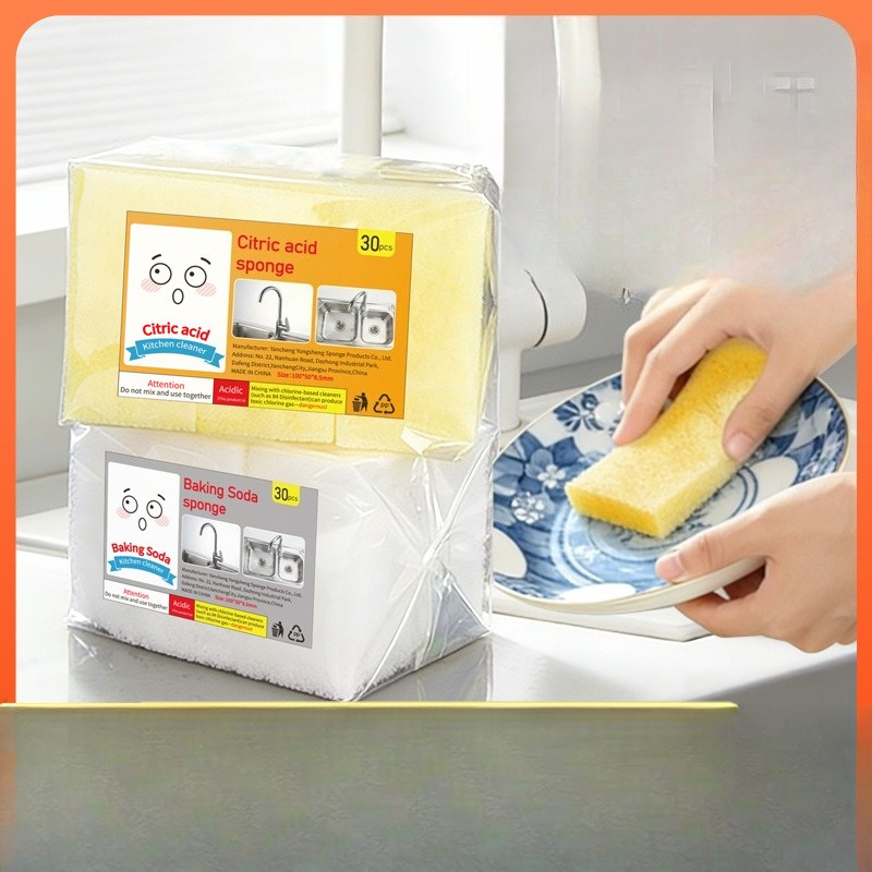 Dish Sponge Scouring Wipes Mul - Kitchen Cleaner With Baking Soda reseña y precio