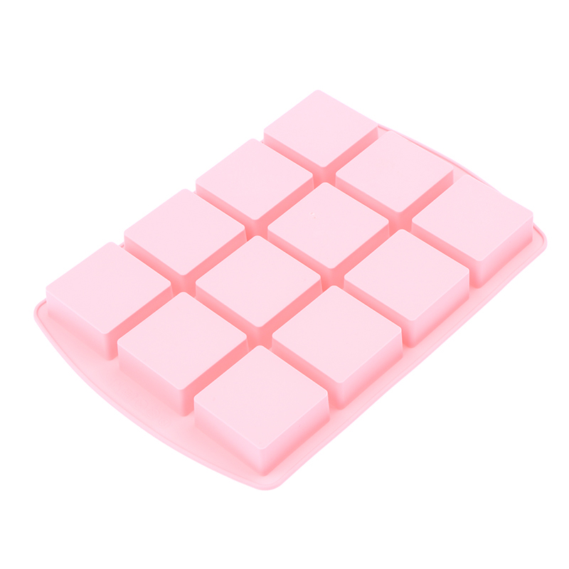 *1Pcs 12-Cavity Square Silicon - Kitchen Baking Molds reseña y precio