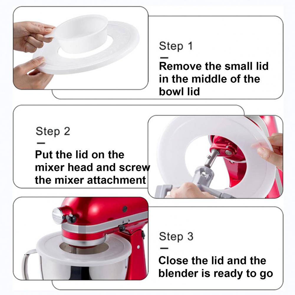 Mixer Bowl Covers For KitchenA - Kitchen Aid Baking Lid reseña y precio