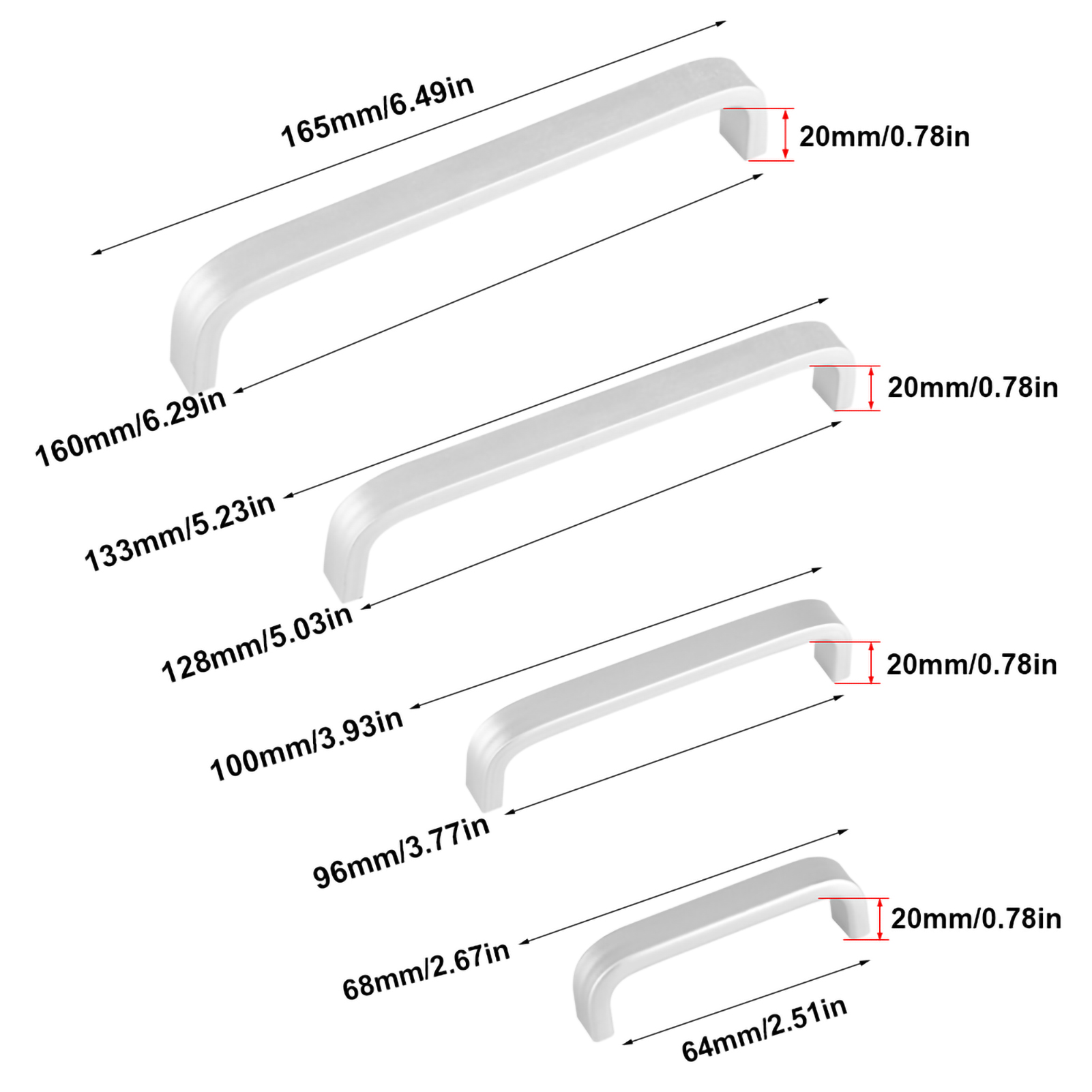 Aluminum Alloy Door Handle Han - Kitchen Baking Cabinet reseña y precio