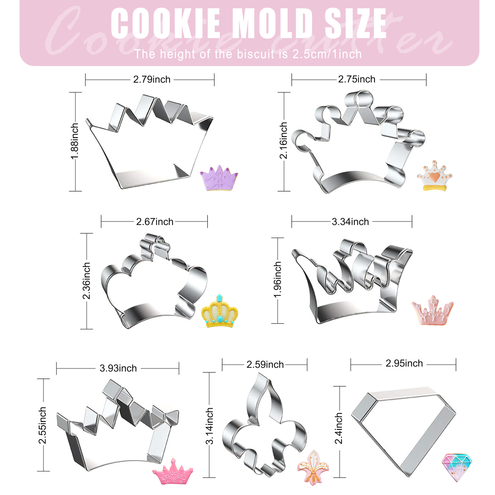 Crown Cookie Cutter Baking Coo - Kitchen Baking Supplies reseña y precio