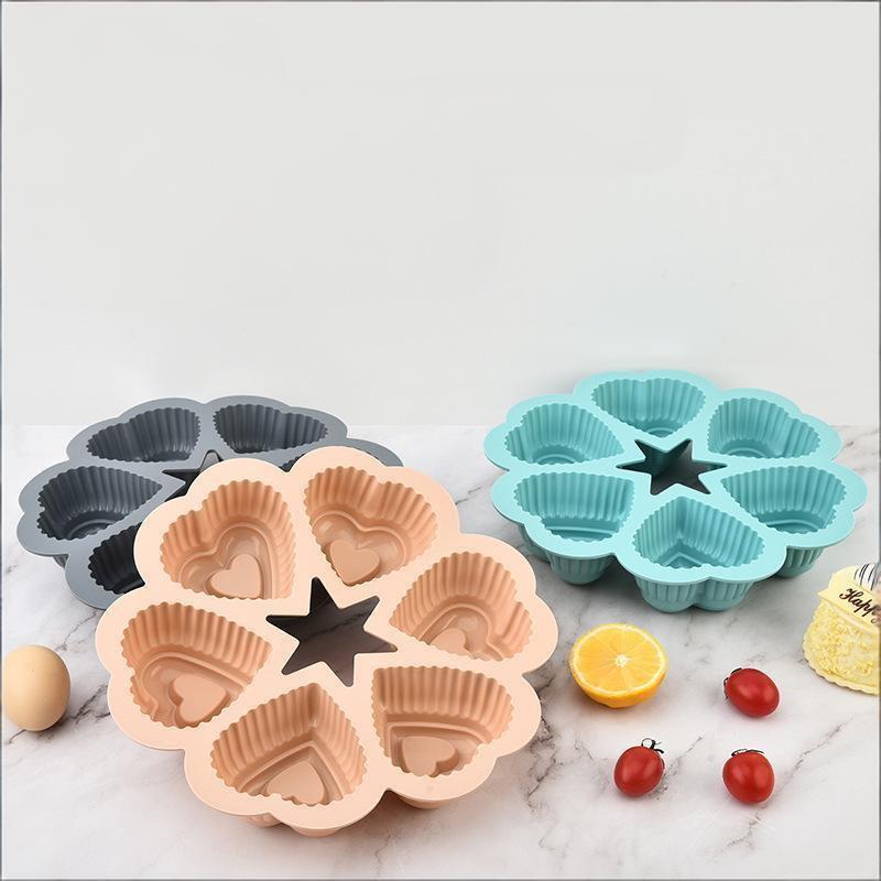 Nonstick Silicone Heart Shaped - Kitchen Essentials Baking Tray reseña y precio