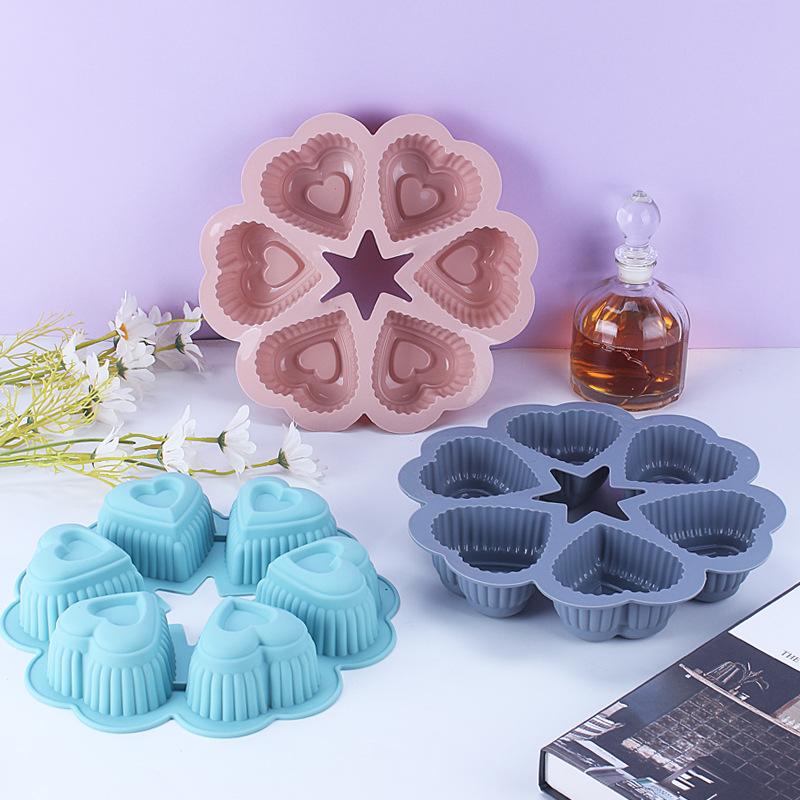Nonstick Silicone Heart Shaped - Kitchen Essentials Baking Tray reseña y precio