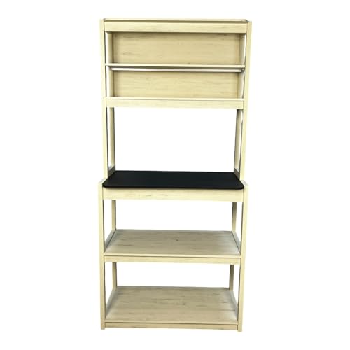 5-Tier White Wood-Style Kitche - Kitchen Baker reseña y precio