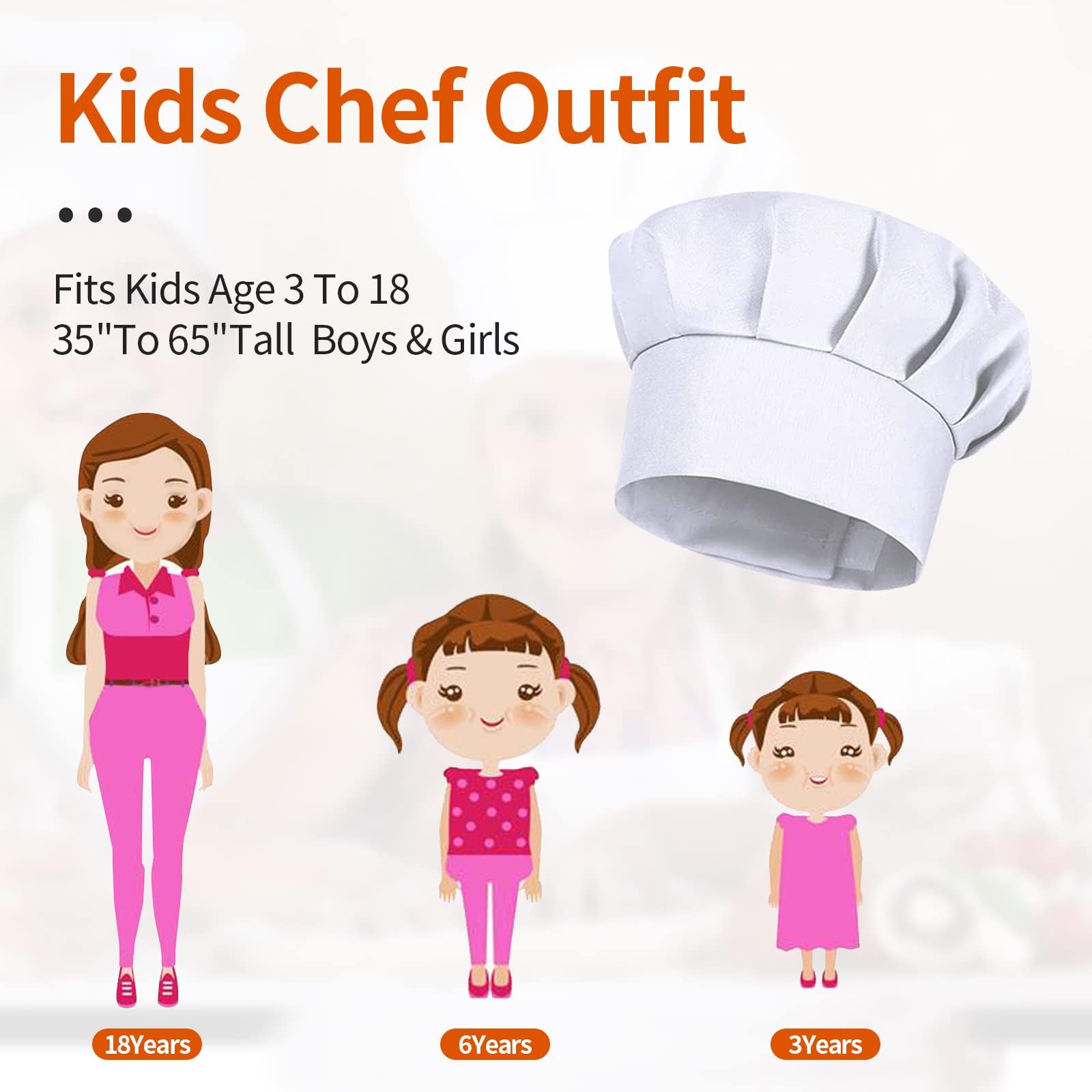 4PCS White Party Cap Hat Costu - Kitchen Baker reseña y precio