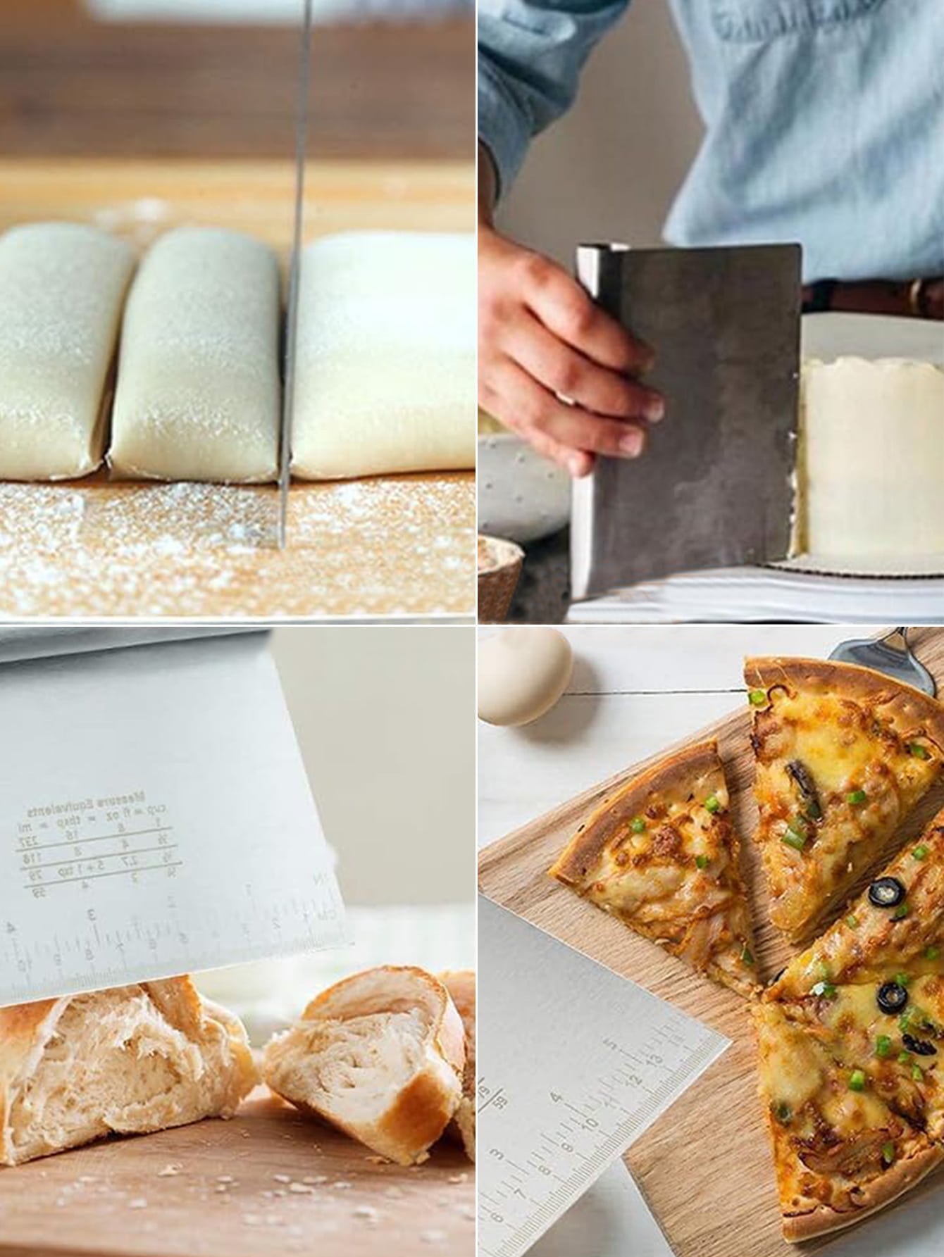 Dough Pastry Bench Cutter Scra - Kitchen And Baking Equipment reseña y precio