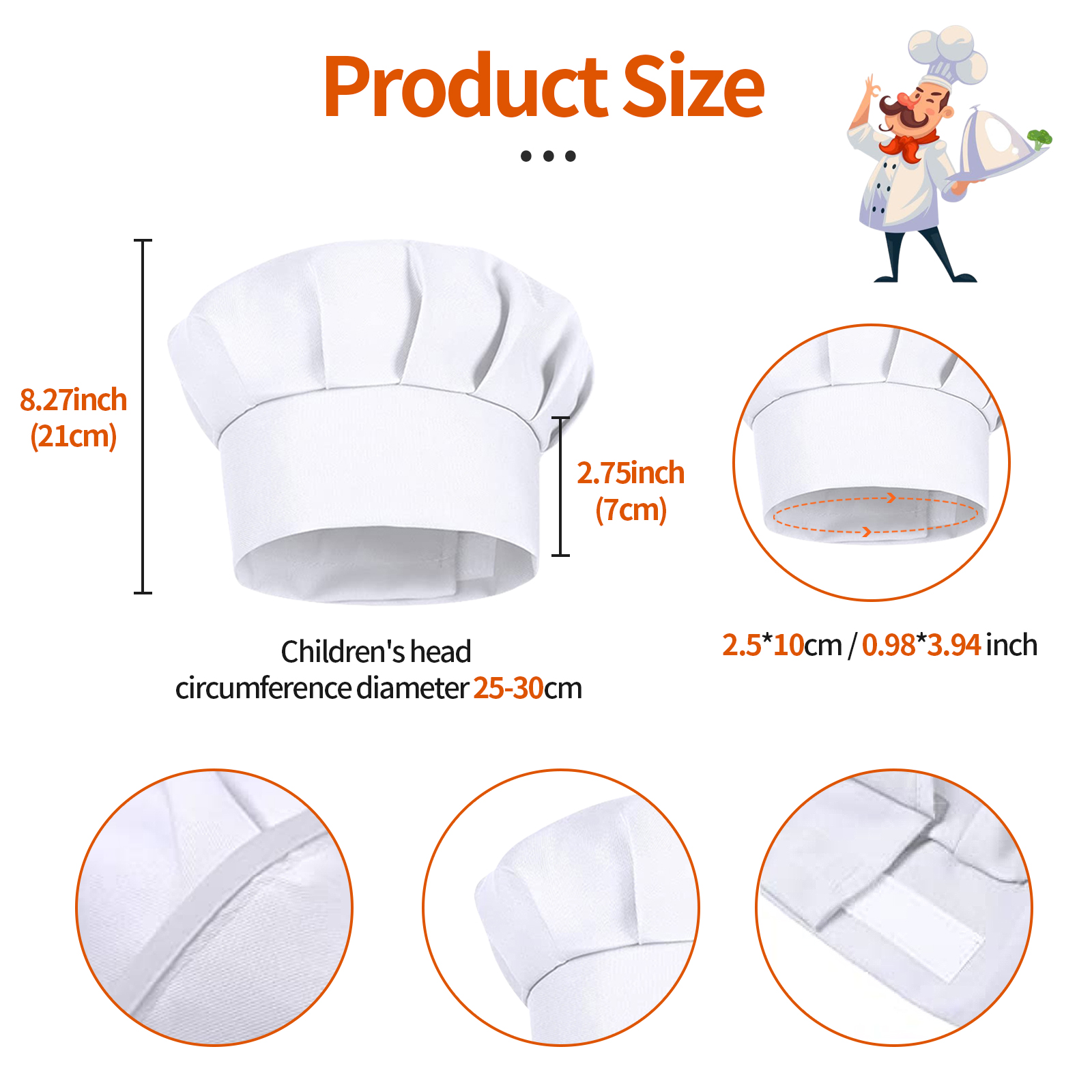 4pcs High 21cm Kid Baking Baby - Kitchen Baker reseña y precio