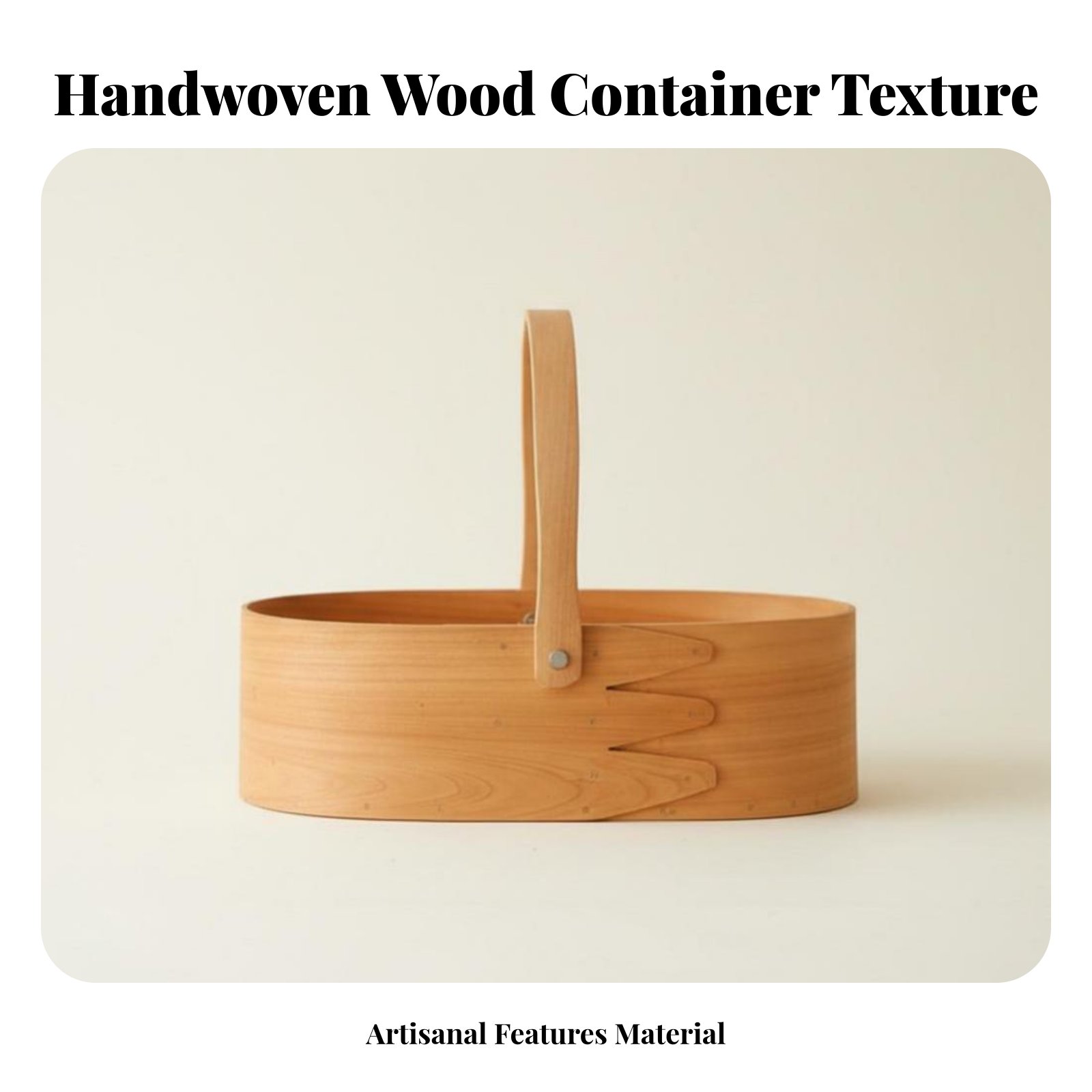 Handled Wood Chip Container Ja - Kitchen Baking Molds reseña y precio